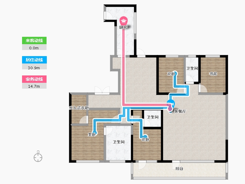 山东省-聊城市-民生·城市玖玺-212.80-户型库-动静线