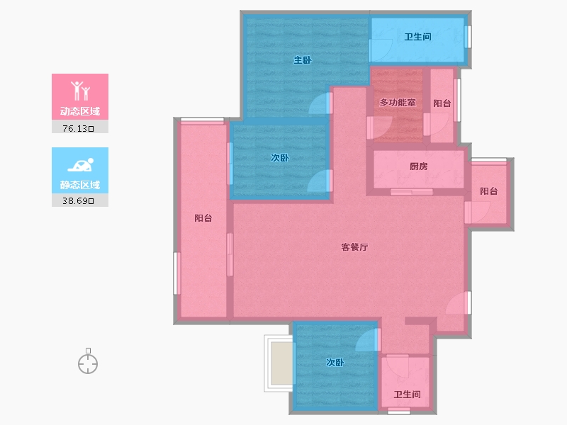 广东省-广州市-广州城投·领南府-101.00-户型库-动静分区