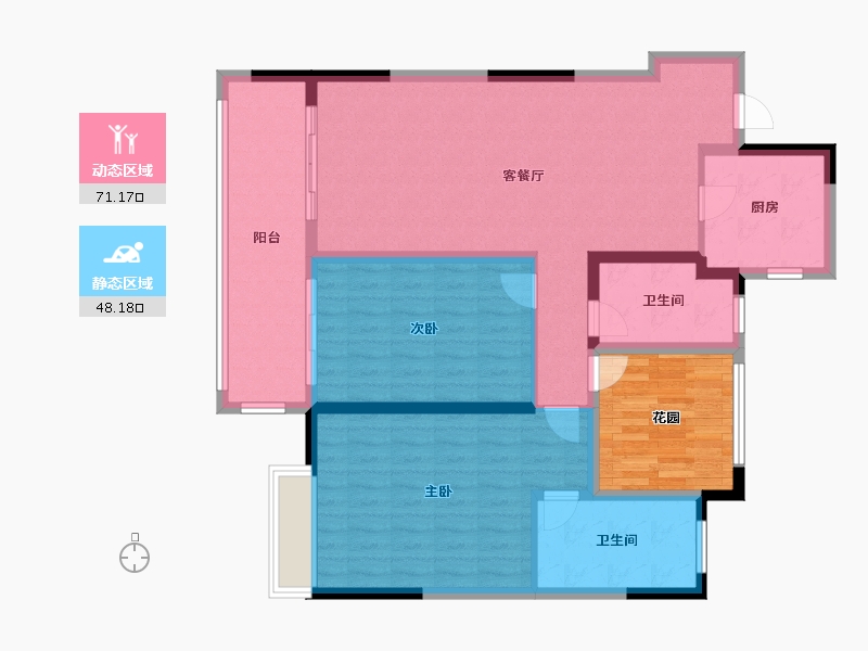 江苏省-常州市-中景华府-115.00-户型库-动静分区