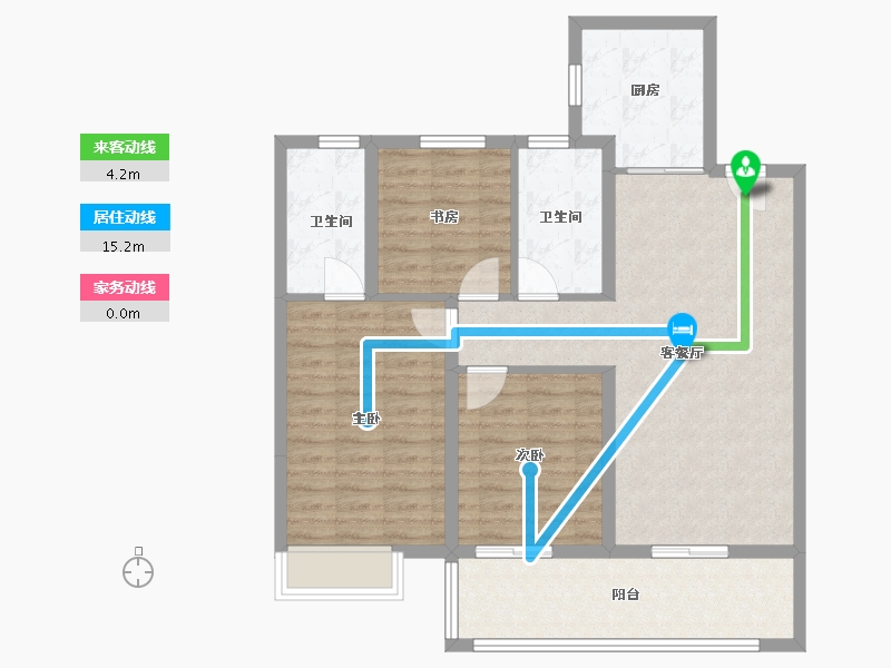 江苏省-盐城市-仁恒滨河源-92.00-户型库-动静线