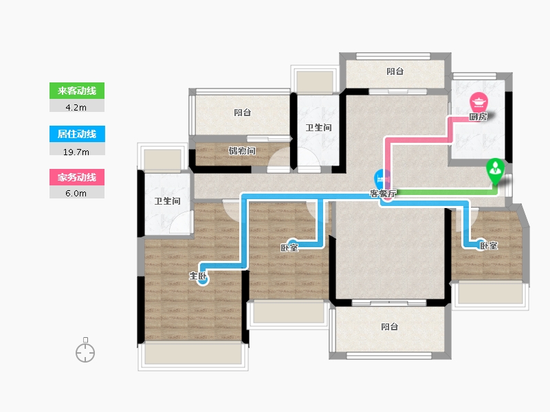 广东省-肇庆市-方凯天悦城-102.50-户型库-动静线