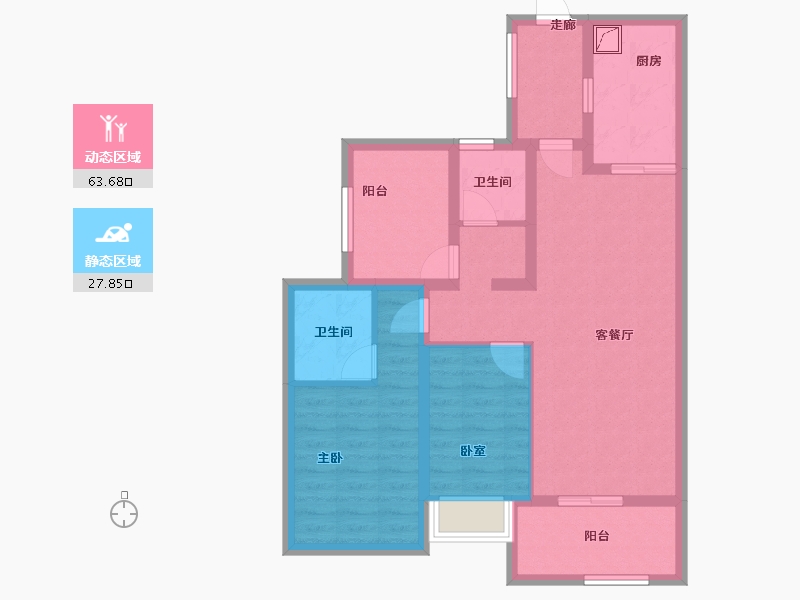 广东省-广州市-广州城投·领南府-80.32-户型库-动静分区