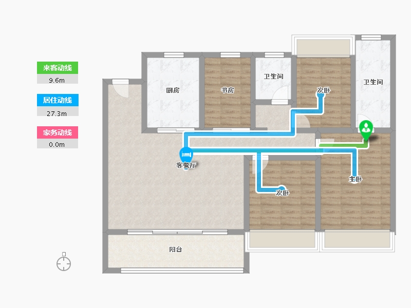 江苏省-苏州市-华侨城龙湖·启元-114.15-户型库-动静线