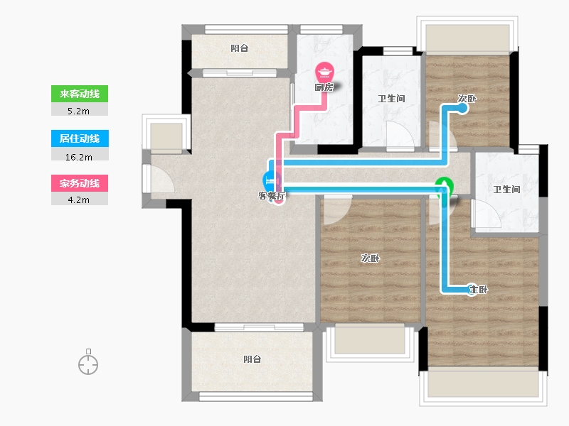 广东省-惠州市-泰丰牧马湖.-78.64-户型库-动静线