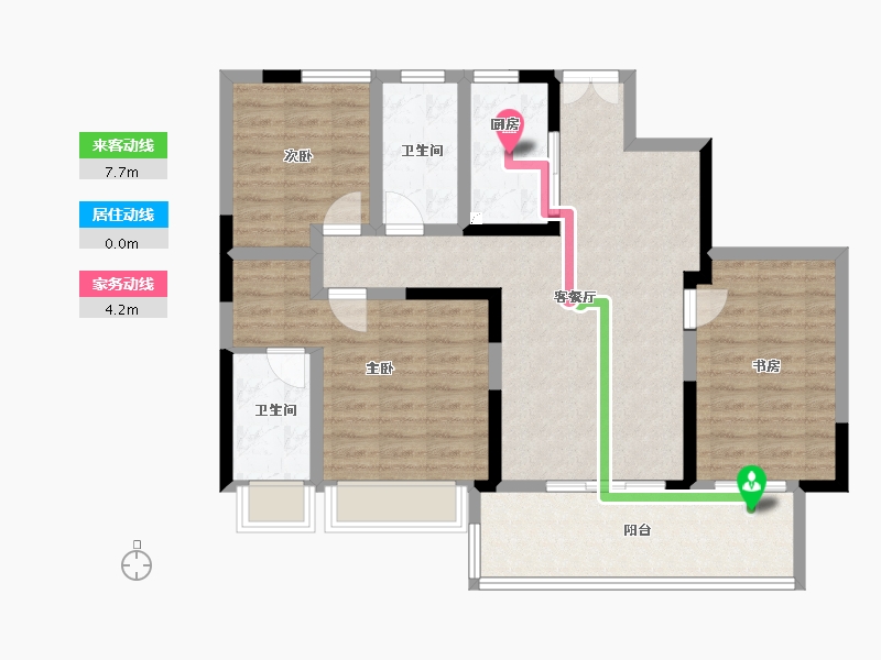 安徽省-滁州市-徽盐名都学府-95.12-户型库-动静线