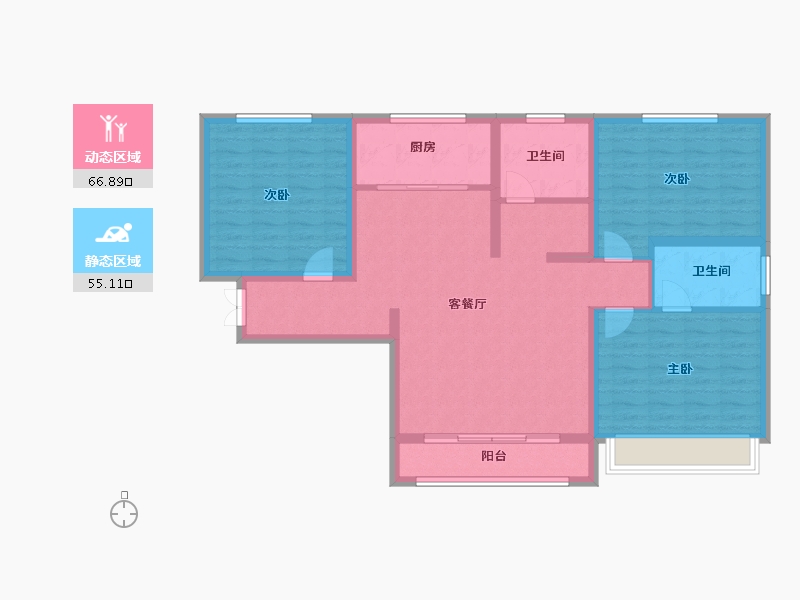 河南省-漯河市-龙腾祥和花园-109.78-户型库-动静分区