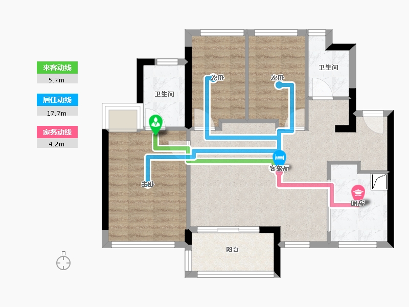 广东省-深圳市-润晖府-71.20-户型库-动静线