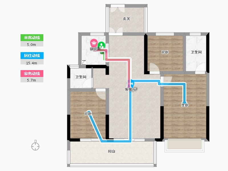 安徽省-滁州市-徽盐名都学府-96.41-户型库-动静线