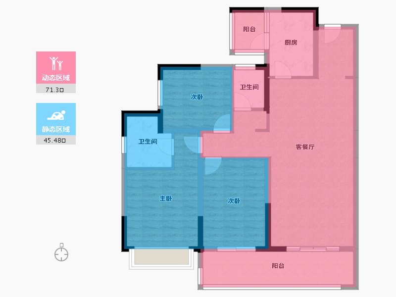 四川省-成都市-中粮保利天府时区-104.61-户型库-动静分区