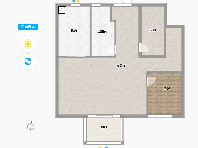 上海-上海市-大华峯荟-99.50-户型库-采光通风