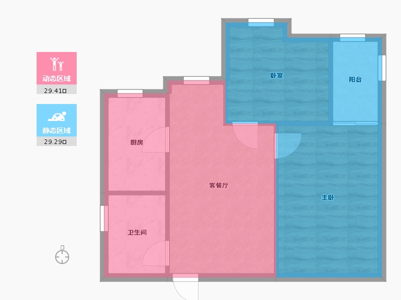 河北省-石家庄市-云玺华府-54.00-户型库-动静分区