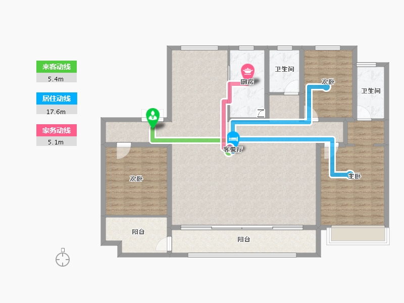 山东省-滨州市-双泰海韵城-139.25-户型库-动静线