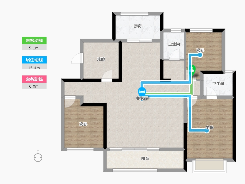 山东省-济南市-中电建国誉府-109.71-户型库-动静线