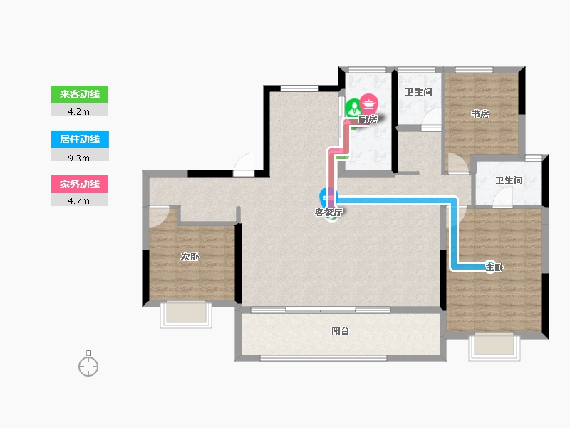 山东省-济南市-中电建国誉府-122.31-户型库-动静线