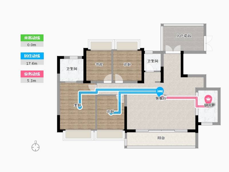 四川省-成都市-保利璟园-119.98-户型库-动静线