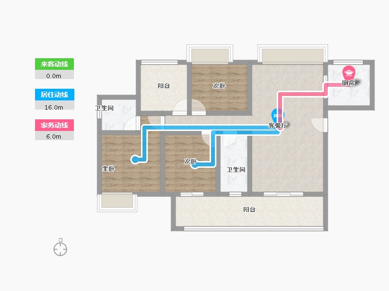 广东省-肇庆市-江南名苑-93.34-户型库-动静线