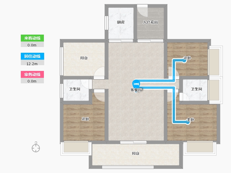 广东省-肇庆市-江南名苑-91.28-户型库-动静线