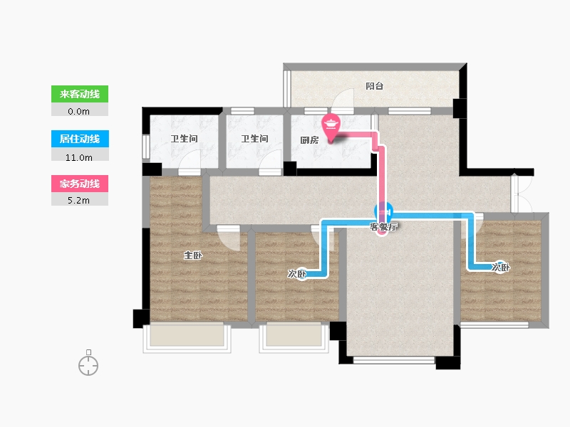 四川省-成都市-天府天玺-92.48-户型库-动静线