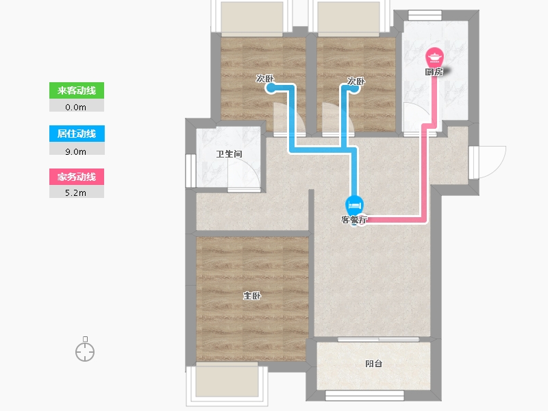 福建省-厦门市-林前综合体-52.00-户型库-动静线