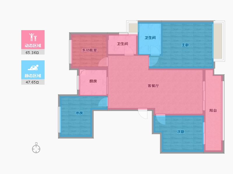 江苏省-苏州市-棠悦名筑-115.00-户型库-动静分区