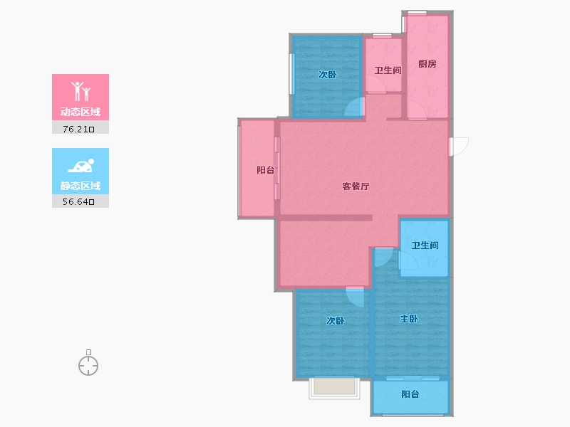 山西省-太原市-汾河明珠-120.00-户型库-动静分区