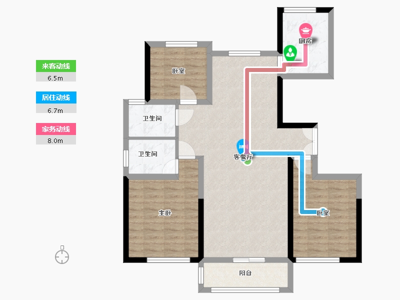 甘肃省-白银市-会州府-98.63-户型库-动静线