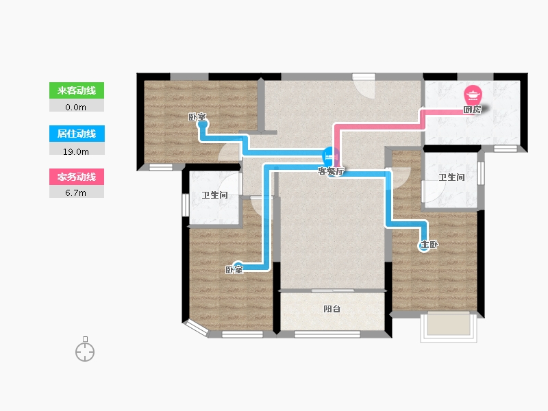 福建省-厦门市-保利国贸天琴-89.04-户型库-动静线