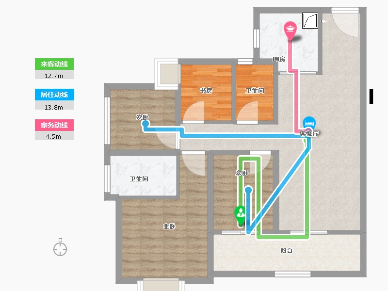 广东省-广州市-华发越秀·和樾府-87.58-户型库-动静线