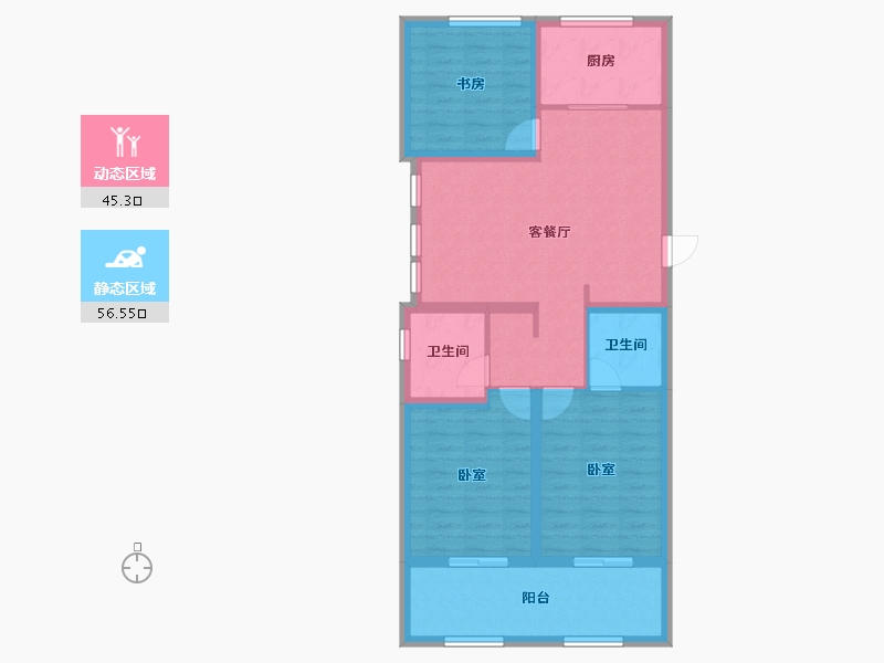 江苏省-扬州市-玖龙湖医养健康城-91.01-户型库-动静分区