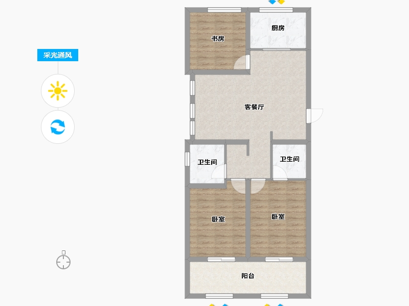 江苏省-扬州市-玖龙湖医养健康城-91.01-户型库-采光通风