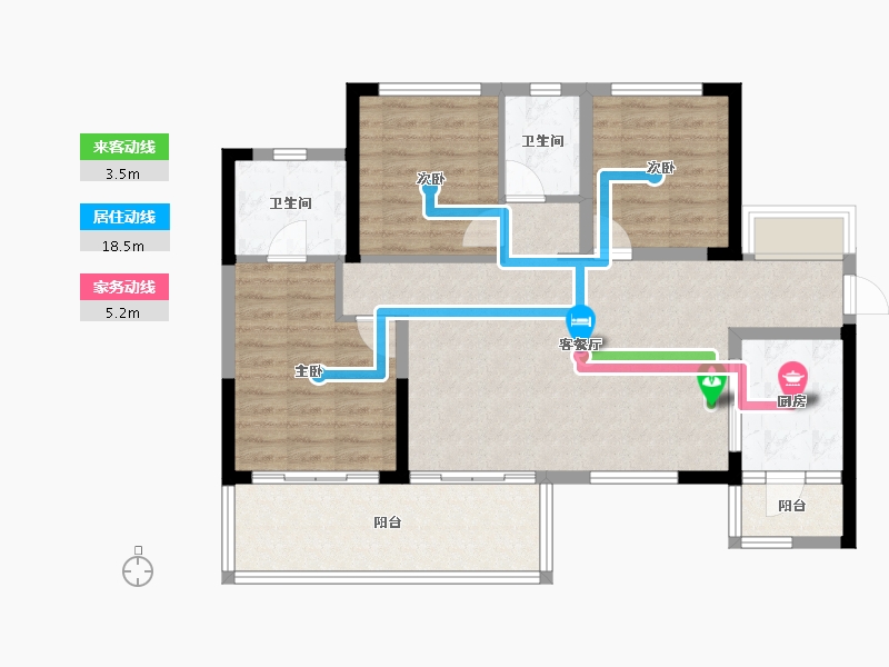 四川省-成都市-明信天府壹号-92.08-户型库-动静线