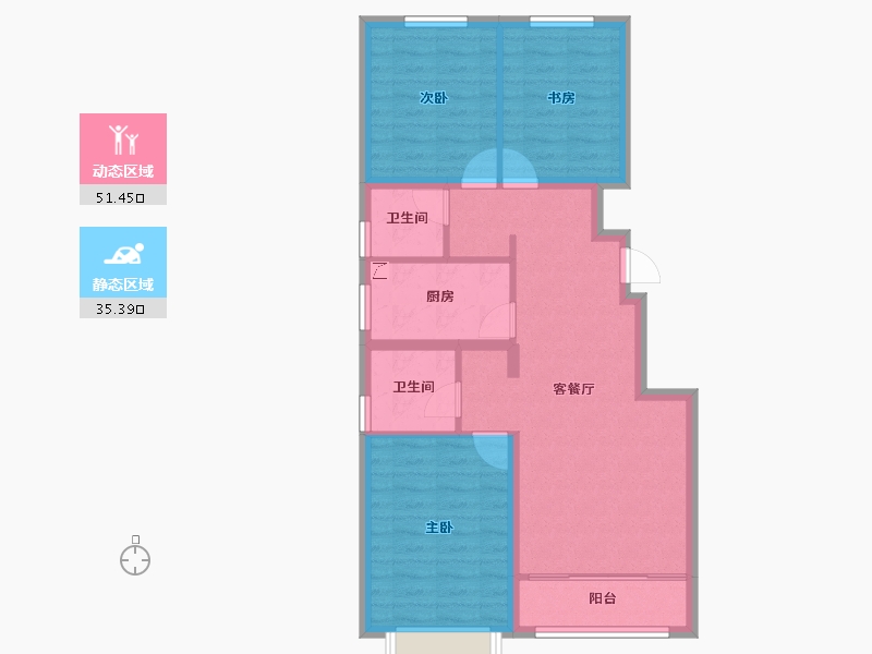 山西省-大同市-学林壹号-77.54-户型库-动静分区