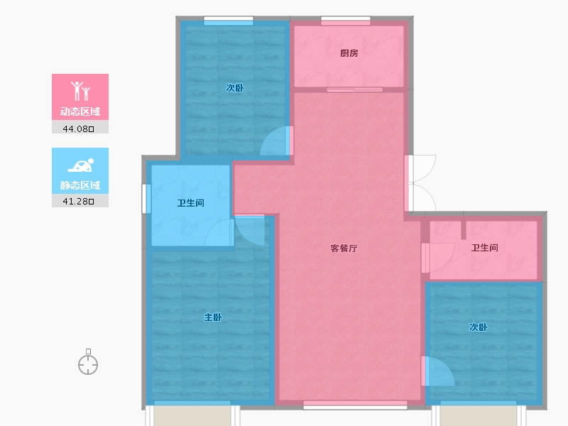 河北省-承德市-海德华府-76.51-户型库-动静分区