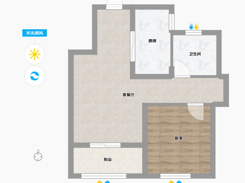 江苏省-扬州市-玖龙湖医养健康城-47.02-户型库-采光通风