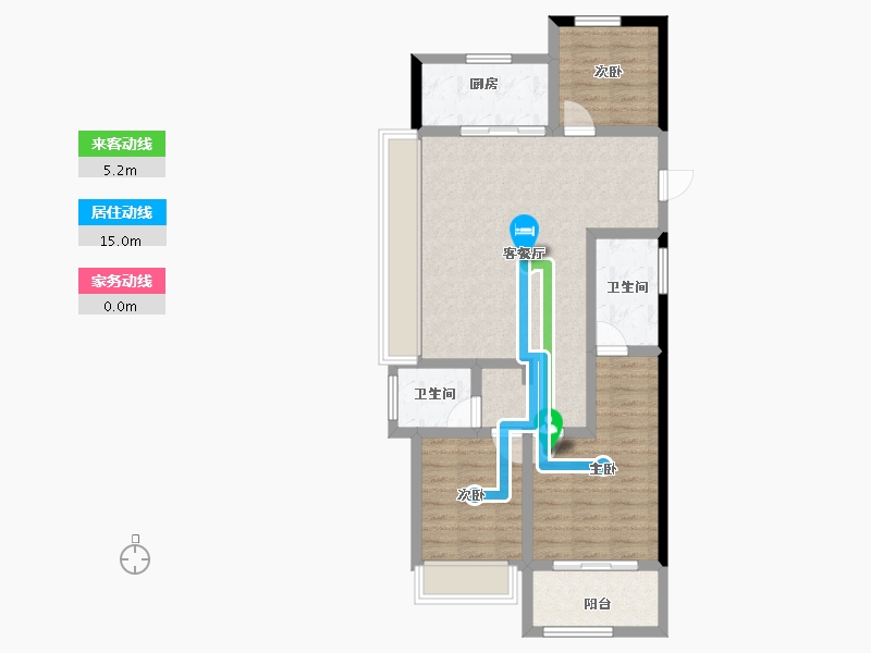 浙江省-杭州市-中建潮阅尚境-79.15-户型库-动静线