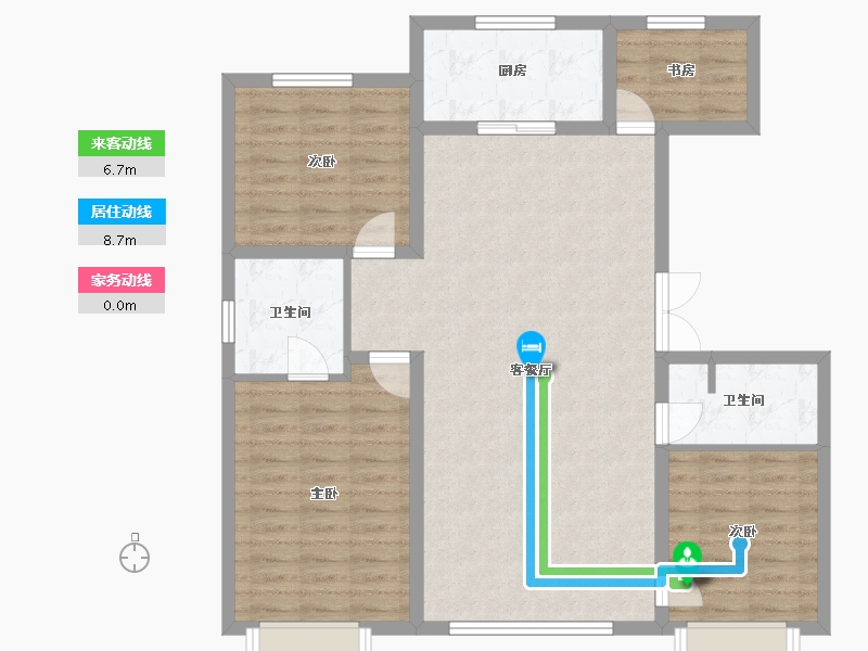 河北省-承德市-海德华府-101.08-户型库-动静线