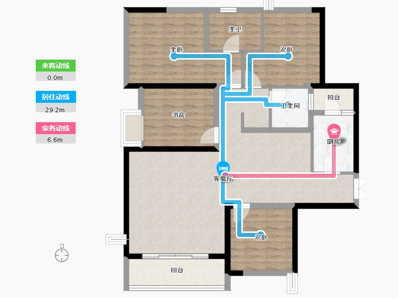 四川省-成都市-天府公园未来城-109.30-户型库-动静线