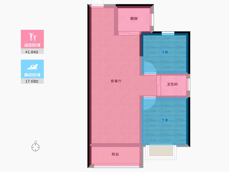 山东省-临沂市-兴华家园-52.00-户型库-动静分区