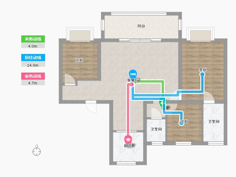 江苏省-连云港市-观岚铭著-103.26-户型库-动静线