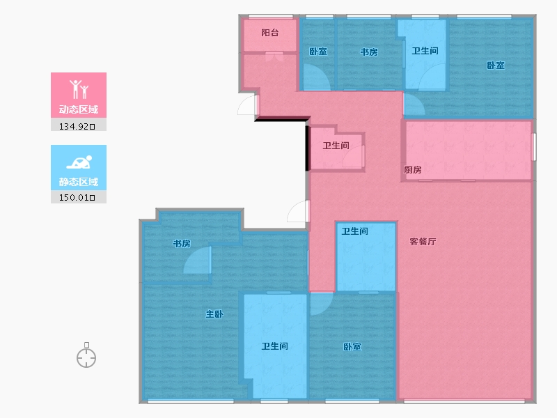 重庆-重庆市-甬江一品-264.00-户型库-动静分区