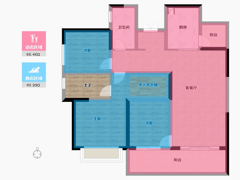 四川省-成都市-天府公园未来城-100.41-户型库-动静分区