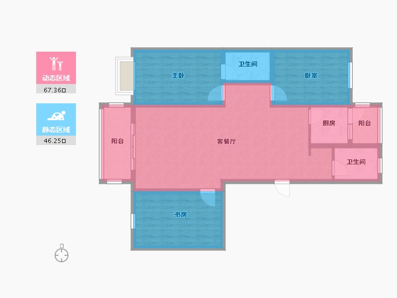 甘肃省-定西市-九方嘉苑-101.60-户型库-动静分区