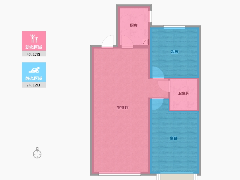 山西省-大同市-学林壹号-64.03-户型库-动静分区