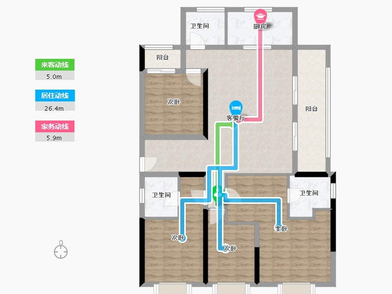 江西省-南昌市-赣电东方城-120.59-户型库-动静线