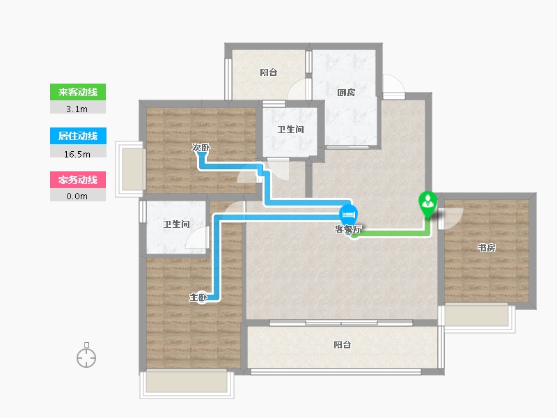 四川省-成都市-麓湖生态城浔岭-114.00-户型库-动静线