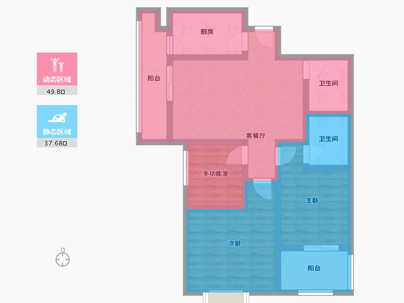 广东省-广州市-友联·君御-75.81-户型库-动静分区