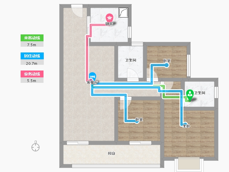 广东省-广州市-华发越秀·和樾府-79.00-户型库-动静线