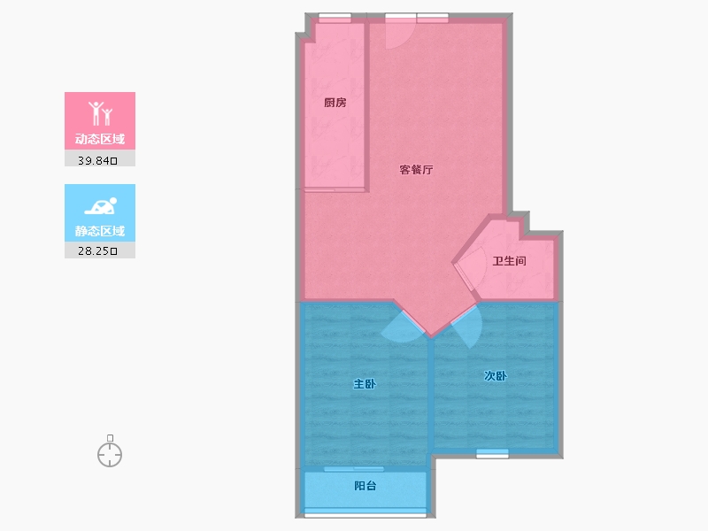 福建省-泉州市-丰盛假日城堡-61.96-户型库-动静分区