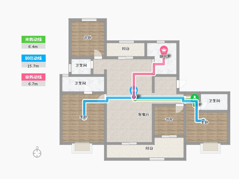 广东省-广州市-华发越秀·和樾府-136.00-户型库-动静线