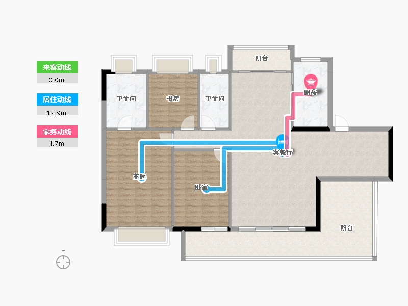 湖北省-武汉市-能建·长江华府-149.41-户型库-动静线